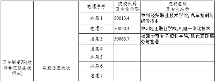 南安市工业学校中职志愿填报步骤是什么？